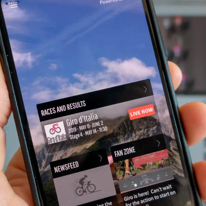 App telemetría ciclismo